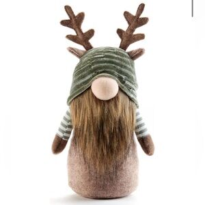 Christmas Gnome with Antler Décor - 9 in